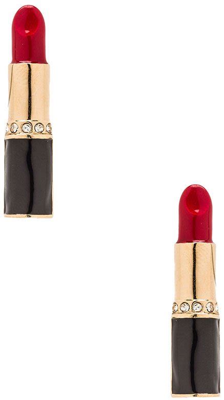 YSL lipstick earrings